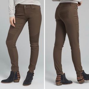 NWT prAna Brenna moto pants women’s size 4 Scorched Brown